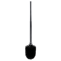 Wall Mounted Toilet Brush Holder Vintage Chrome and Gold