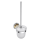 Wall Mounted Toilet Brush Holder Vintage Chrome and Gold