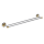 Double Towel Holder Vintage Chrome and Gold