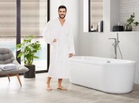 Bathrobe with Shawl Collar Capri, size S