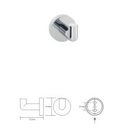 Kleiderhaken Aurora, glänzend