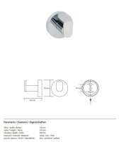 Single Hook Aurora Polished -  Aurora Collection