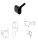 Robe Hook right Gaia black