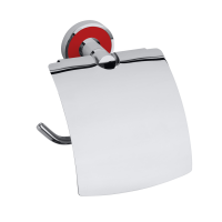 Toilet Paper Holder with Cover Trend red