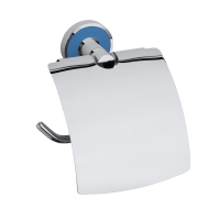 Toilet Paper Holder with Cover Trend light blue