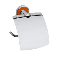 Toilet Paper Holder with Cover Trend orange
