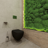 Towel Holder 400 mm Gaia black