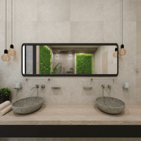 Towel Holder 400 mm Gaia black