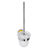 Wall Mounted Toilet Brush Holder Gaia black