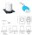 Soap Dispenser 200 ml Gaia black