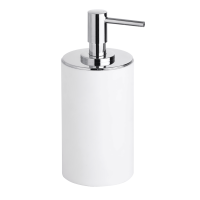 Round Free Standing Soap Dispenser Primo white