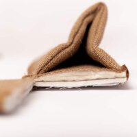 Eco Friendly Jute Natur Hotel Slipper geschlossen 29 cm - beige