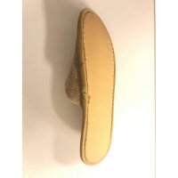 Eco Friendly Jute Natur Hotel Slipper geschlossen 29 cm - beige