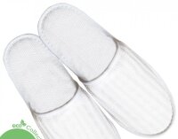 Eco Friendly Waffle Fabric Hotel Slipper geschlossen 28 cm, 100% Baumwolle