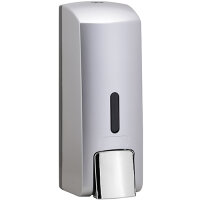 Seifenspender Kunststoff Silber 300 ml – Nachfüllbar & Wandmontage