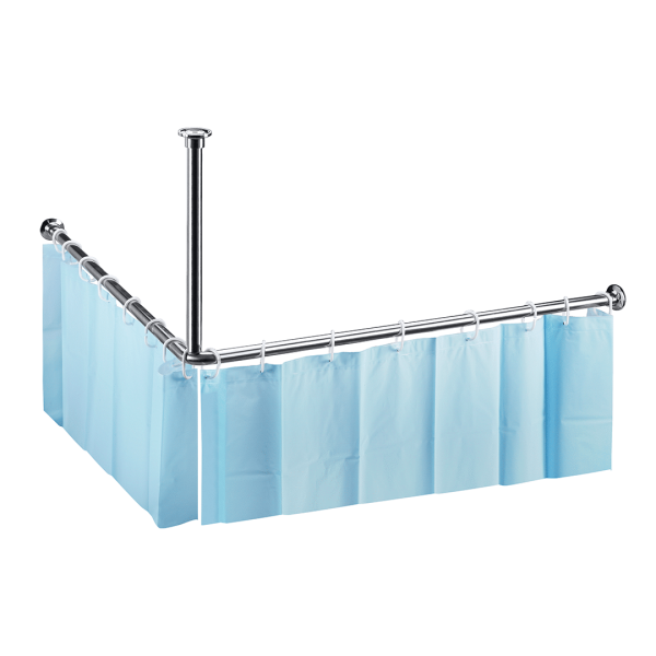Corner Shower Curtain Holder 1400x1400 MM