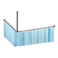 Corner Shower Curtain Holder 1400x1400 MM