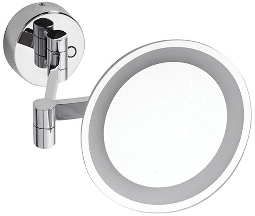 Beleuchteter DUAL LED Kosmetikspiegel mit 3 Vergrößerung ø 210 mm