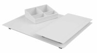 Large Melamine Tray white