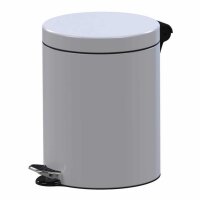 Pedal Waste Bin with Lid 5 L White