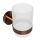 Toothbrush Holder with Frosted Glass Cup Creative Coral