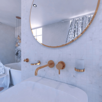 Toilet Paper Holder with Cover Creative Amber