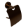 Toilet Paper Holder with Cover Creative Amber