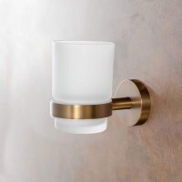 Zahnputzbecher mit Halter Creative Amber