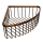 Corner Soap Basket Creative Amber