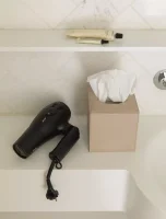 Hotel Haartrockner Bentley, matt schwarz mit glattem einziehbarer Kabel und Stecker, klappbar