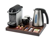 Coffe and Tea Welcome Tray Xanthic mahogany