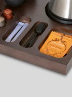 Coffe and Tea Welcome Tray Xanthic mahogany