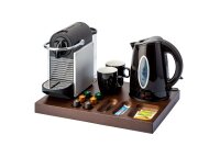 Coffe and Tea Welcome Tray Xanthic mahogany