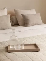 Rectangular Welcome Tray with Stitching Etna