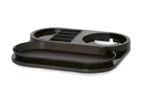 Bentley Willkommenstablett schwarz aus Melamin mit Edelstahl Wasserkocher 1 l