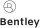 Bentley doppelwandiger Abfalleimer aus Metall, braun