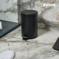 Corby Tritt-Mülleimer 3 Liter schwarz