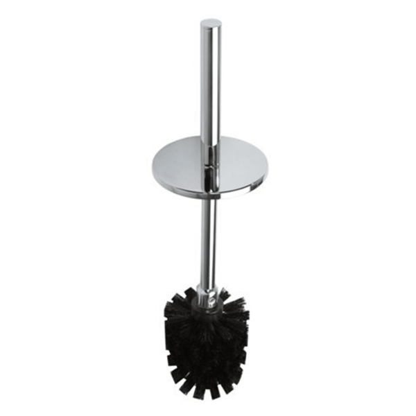 Spare WC Brush with Handle and Cover black