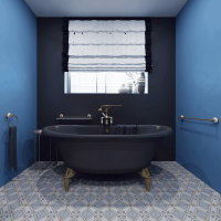 Spare WC Brush with Handle white