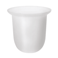 WC-Bürstengarnitur mit Glasbehälter hängend Deluxe