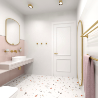 WC-Bürstengarnitur stehend Deluxe Cashmere