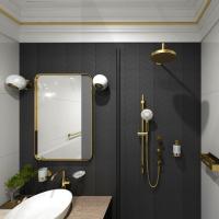 Toilet Paper Holder with Cover Deluxe