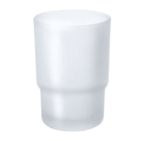 Glass Toothbrush Holder Deluxe Cashmere