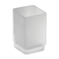 Spare Glass Cup for Toothbrush Holder Square