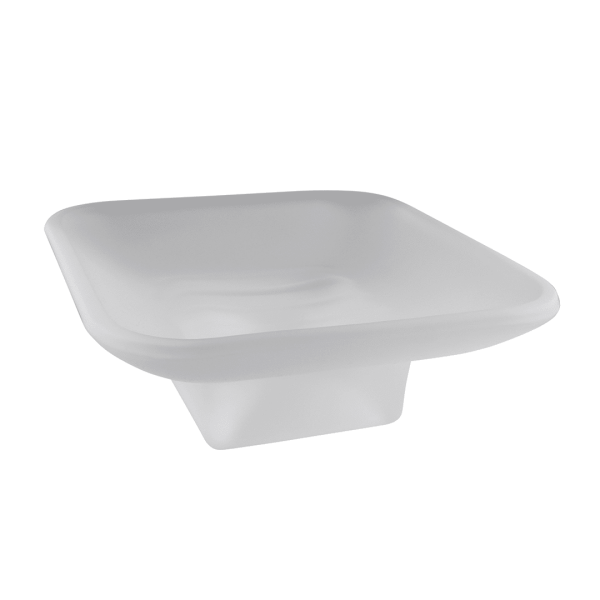 Spare Glass Dish for Soap Holder Square