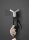 WC-Bürstengarnitur mit Glasbehälter hängend Gaia