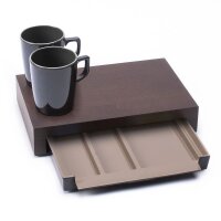 Bentley Canella Welcome Tray Willkommenstablett mit Schublade schwarz