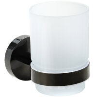 Zahnputzbecher mit Halter Creative Hämatit