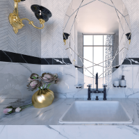 Free Standing or Wall Mounted Toilet Brush Holder Creative Hematite