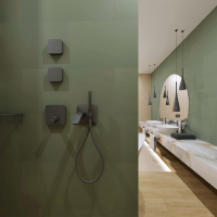 Free Standing or Wall Mounted Toilet Brush Holder Creative Graphite